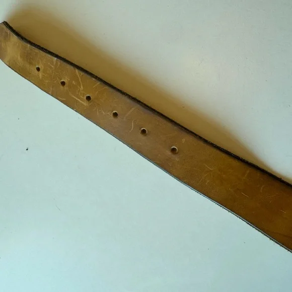 Vintage Mickey Mouse Disneyland Brass Tone Belt Buckle & Belt RARE - Picture 11 of 12